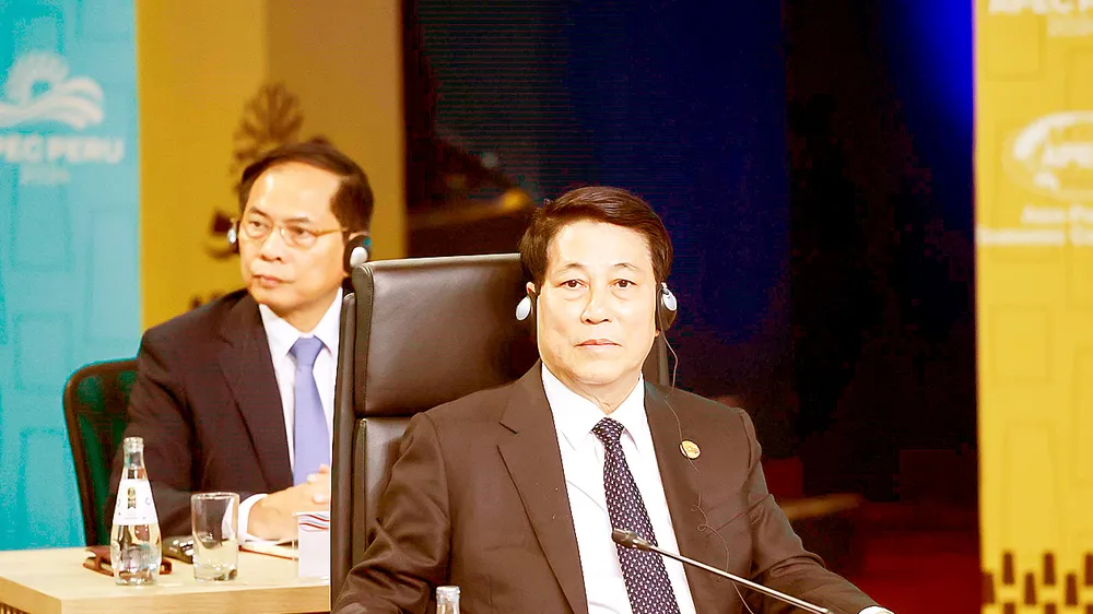 Chủ tịch nước Lương Cường dự Hội nghị Cấp cao APEC lần thứ 31. Ảnh: TTXVN