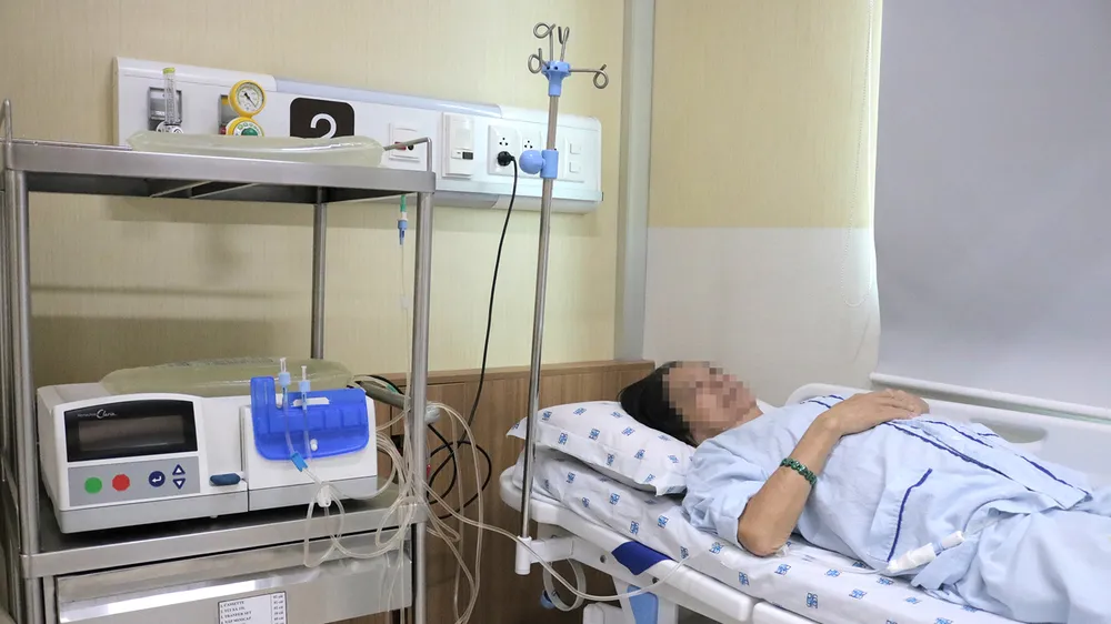 Bệnh nhân lọc máu màng bụng tại Bệnh viện Đại học Y Dược TPHCM
