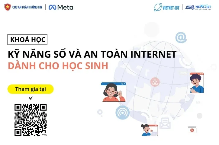 Khóa học kỹ năng số và an toàn internet dành cho học sinh