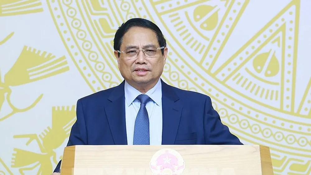 Thủ tướng nêu rõ phải đặt niềm tin, mạnh dạn giao việc khó cho thành phần kinh tế tư nhân. Ảnh: TTXVN