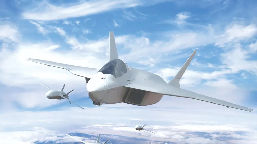 Thiết kế của máy bay chiến đấu FCAS. Ảnh: European Defense News