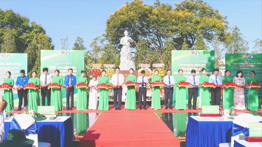 Khánh thành công trình nâng cấp công viên tượng đài anh hùng liệt sĩ Nguyễn Thái Bình