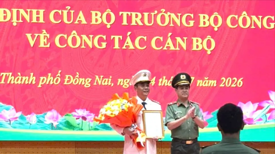 Công an TP Đồng Nai có tân Phó Giám đốc