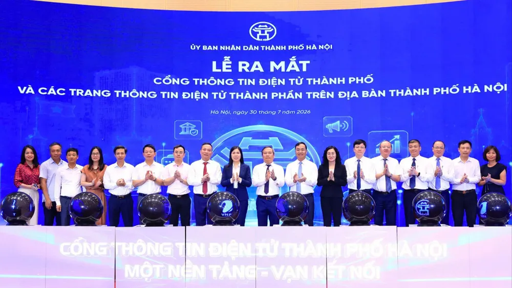  Hà Nội ra mắt nền tảng thông tin số mới: Rõ trách nhiệm, gần dân hơn
