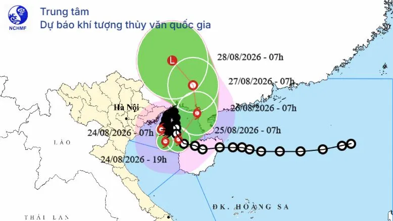 Bão số 4 gần như đứng yên, Trung bộ nắng nóng trên 38 độ C