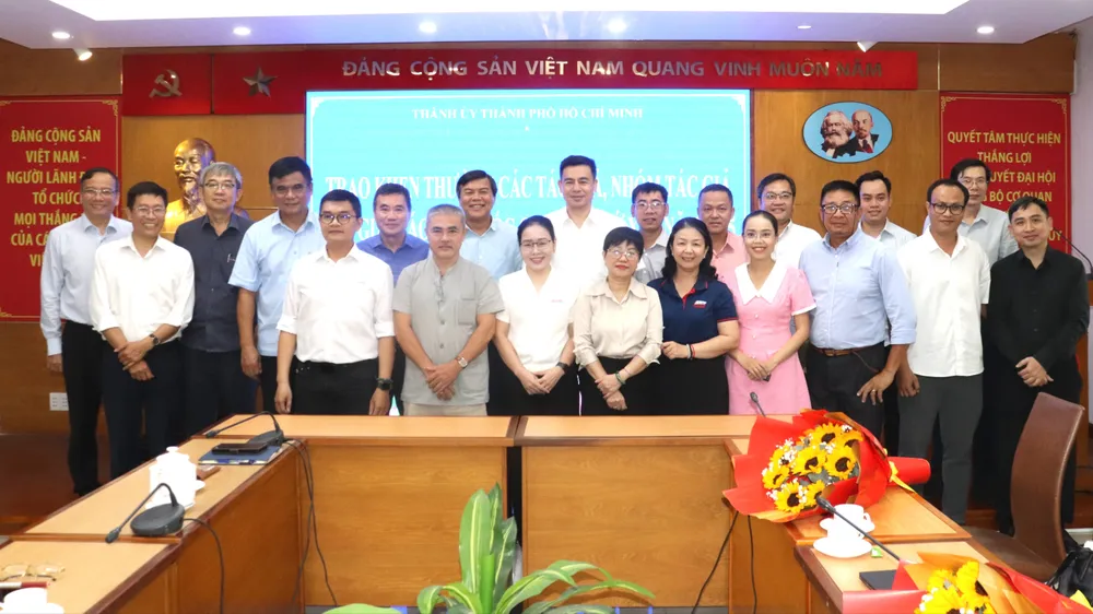 TPHCM khen thưởng các tác giả đoạt Giải Báo chí Quốc gia năm 2025