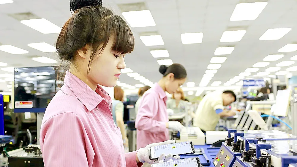 Nhà máy Samsung Việt Nam tại Khu công nghiệp Yên Bình, tỉnh Thái Nguyên. Ảnh: QUANG PHÚC