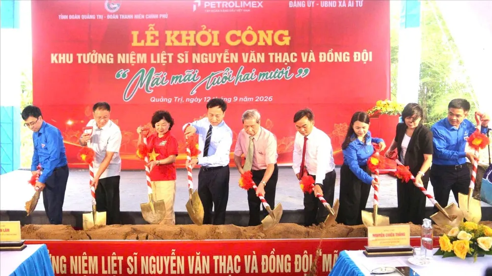 Khởi công xây dựng công trình “Khu tưởng niệm liệt sĩ Nguyễn Văn Thạc và đồng đội: Mãi mãi tuổi hai mươi”