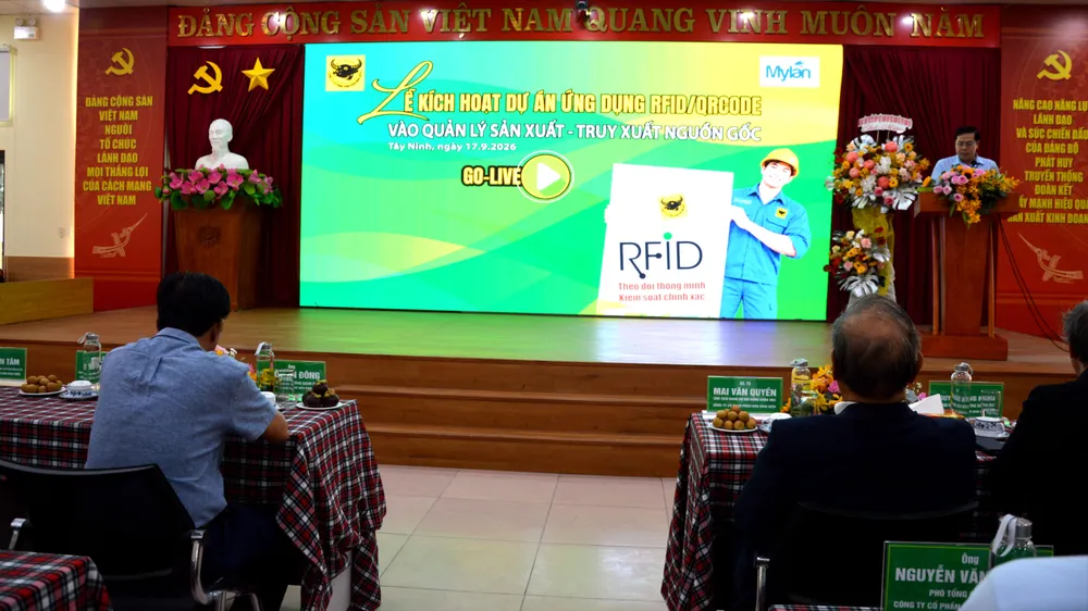 Công ty CP Phân bón Bình Điền vận hành hệ thống RFID tích hợp QR Code