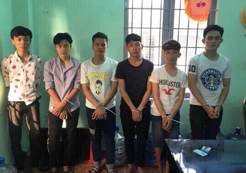 Nhóm đối tượng tại cơ quan Công an.