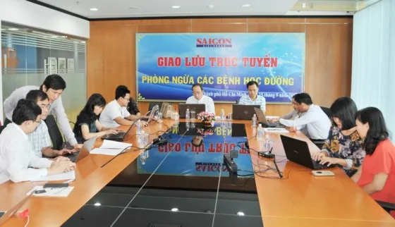 Quang cảnh buổi giao lưu. Ảnh: ĐỨC CƯỜNG