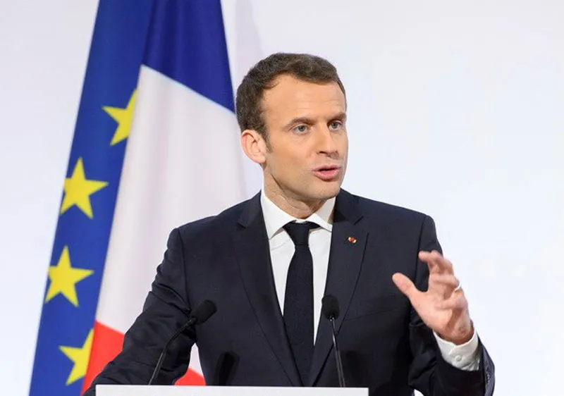 Tổng thống Pháp Emmanuel Macron. (Ảnh: THX/TTXV