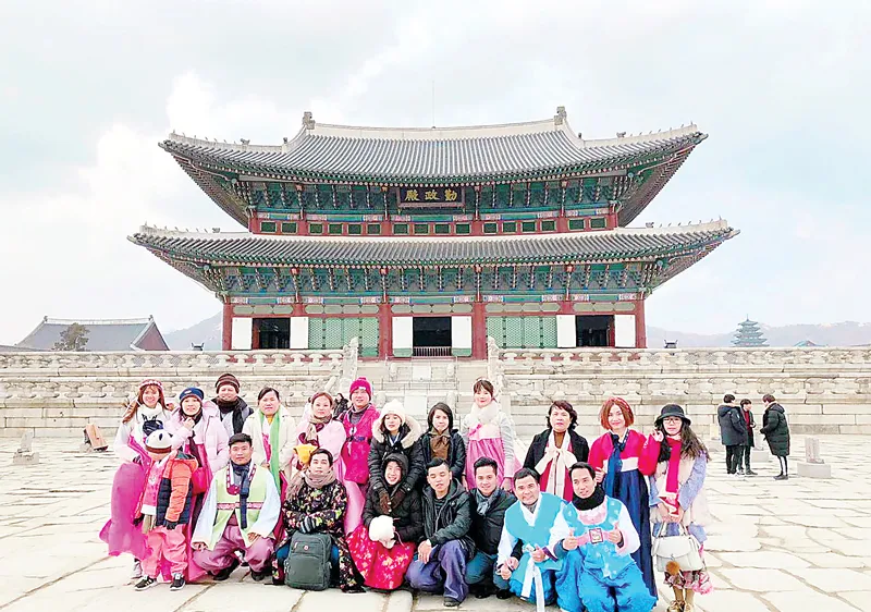 Đoàn khách TST tourist tại Hàn Quốc