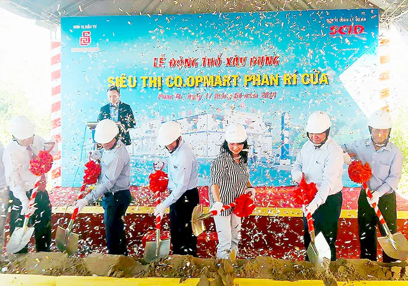 Co.opmart Phan Rí Cửa dự kiến đi vào hoạt động vào cuối năm 2018