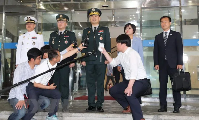 Đoàn Hàn Quốc. (Nguồn: TTXVN phát)