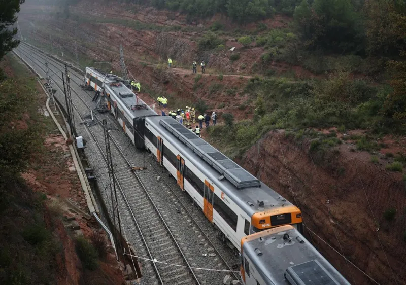 Hiện trường vụ tai nạn. (Ảnh: Reuters)