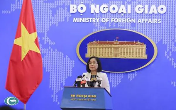 Việt Nam yêu cầu Trung Quốc chấm dứt ngay việc lắp đặt cấu trúc mới trên đá Bông Bay