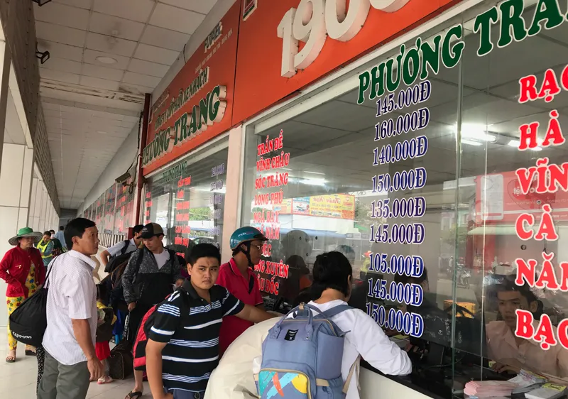 Vé xe Tết Dương lịch 2019: Có ghim vé, đẩy giá?