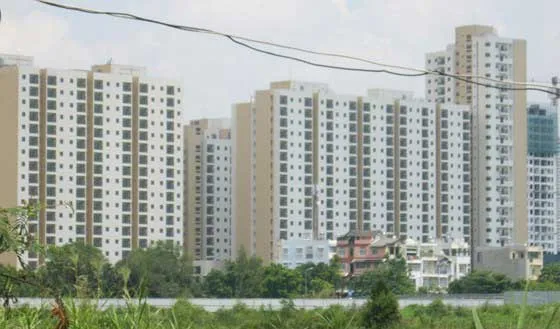 Một khu căn hộ tái định cư ở TPHCM 