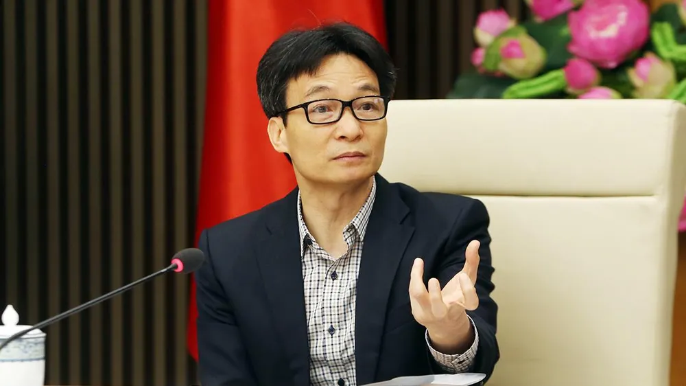 Phó Thủ tướng Vũ Đức Đam chủ trì cuộc giao ban khối giáo dục, đào tạo chiều 28-2. Ảnh: VGP