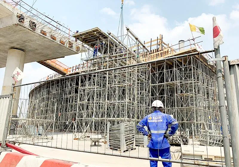 Một công trình xây dựng do Nhật Bản đầu tư ở Bờ Biển Ngà