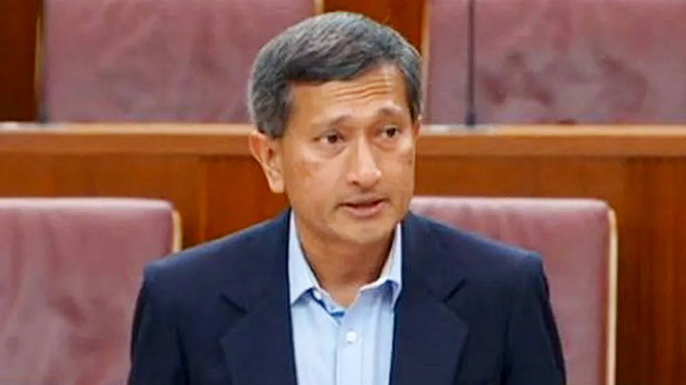 Ngoại trưởng Singapore Vivian Balakrishnan. Ảnh: AP