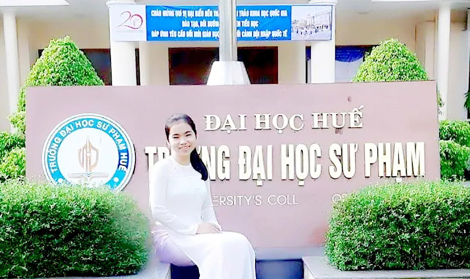 Cô sinh viên Trương Thị Mười đã trở lại giảng đường