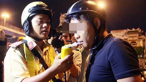 Xử lý vi phạm giao thông có nồng độ cồn ở TPHCM cao nhất nước