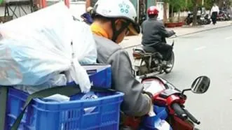 Bất trắc với nghề giao hàng