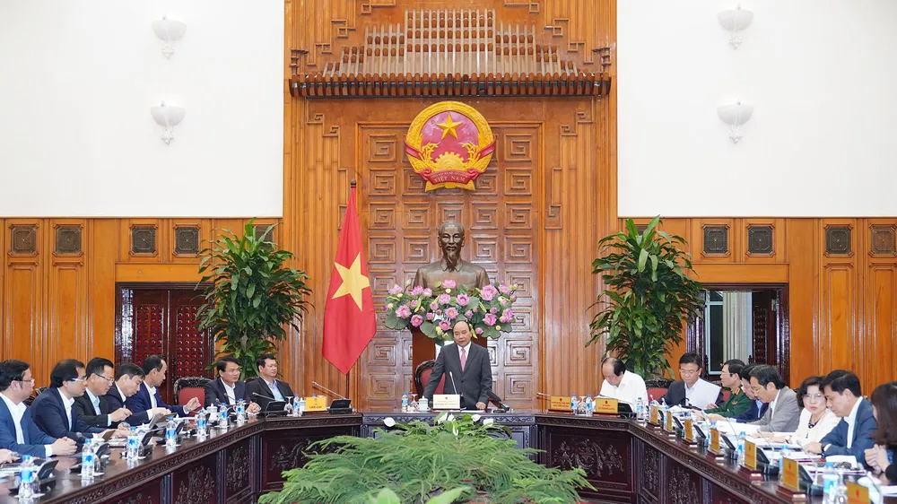 Thủ tướng họp về Đề án thành lập thị xã Sa Pa. Ảnh: VGP/Quang Hiếu