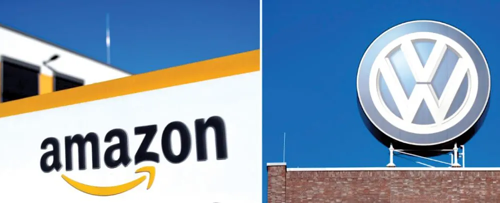 Volkswagen hợp tác với Amazon