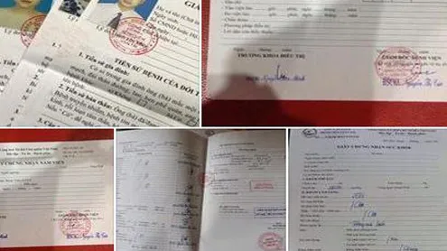 Phá đường dây làm giả giấy ra viện, giấy khám sức khỏe