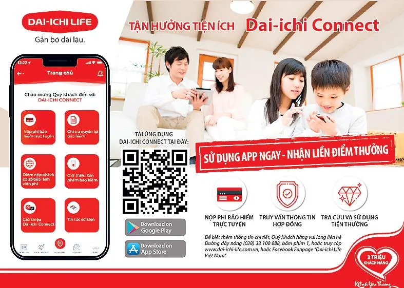 Ra mắt ứng dụng hiện đại Dai-ichi Connect