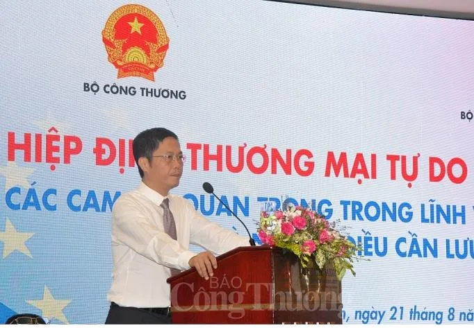 Bộ trưởng Bộ Công Thương Trần Tuấn Anh phát biểu tại Hội nghị. Ảnh: Cổng thông tin điện tử Bộ Công Thương