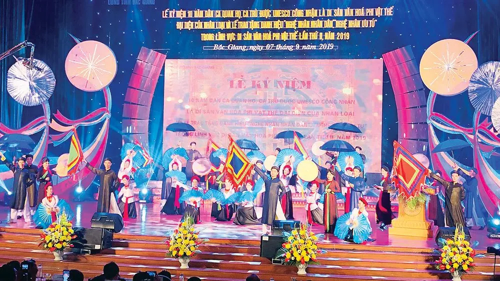 Chương trình nghệ thuật “Đậm đà câu ca quan họ, ca trù trên quê hương Bắc Giang”