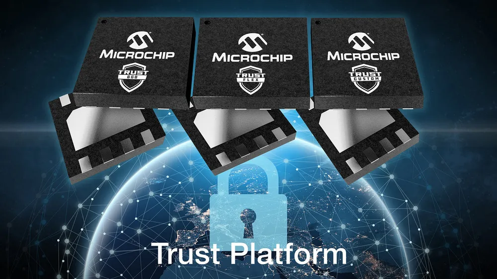 Trust Platform của Microchip giúp lưu trữ khóa an toàn bằng phần cứng 
