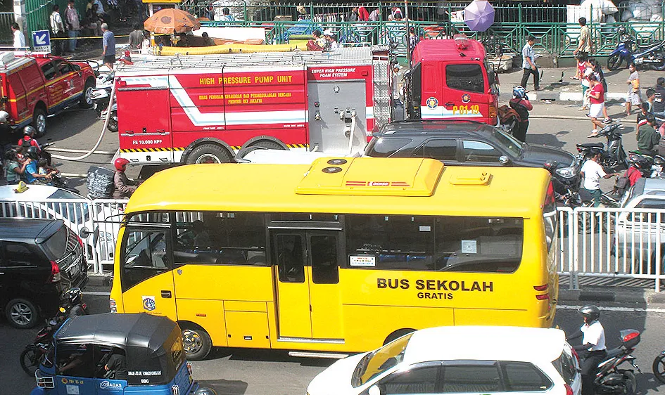 Giao thông bế tắc tại thủ đô Jakarta hiện nay