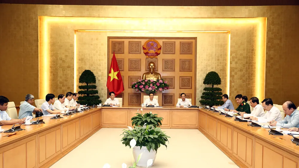 Quang cảnh buổi làm việc. Ảnh: VGP/Đình Nam