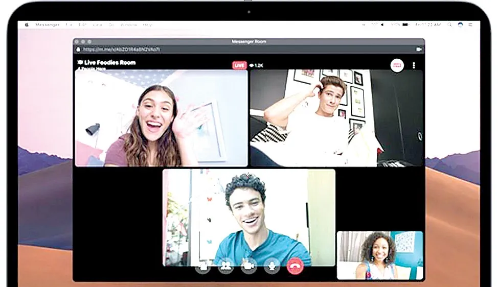 Người dùng có thể mời mọi người tham gia ứng dụng Messenger Rooms, kể cả những người không có tài khoản Facebook