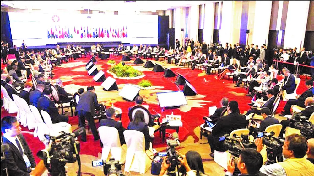 Một cuộc họp của ARF năm 2019 tại Bangkok, Thái Lan. Ảnh: Kyodo