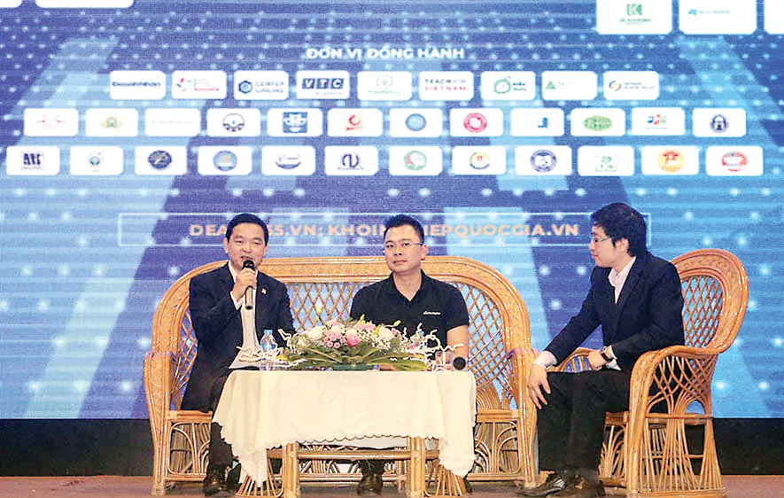Ông Lê Viết Hải tại buổi gặp gỡ với sinh viên tại Trường Đại học Kiến trúc Hà Nội