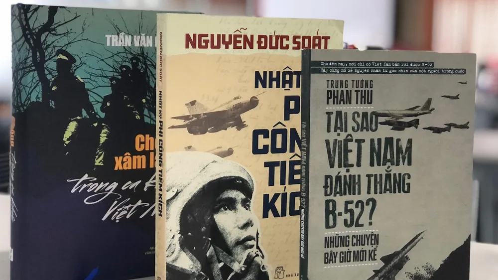 Một số đầu sách về người lính vừa được ra mắt 