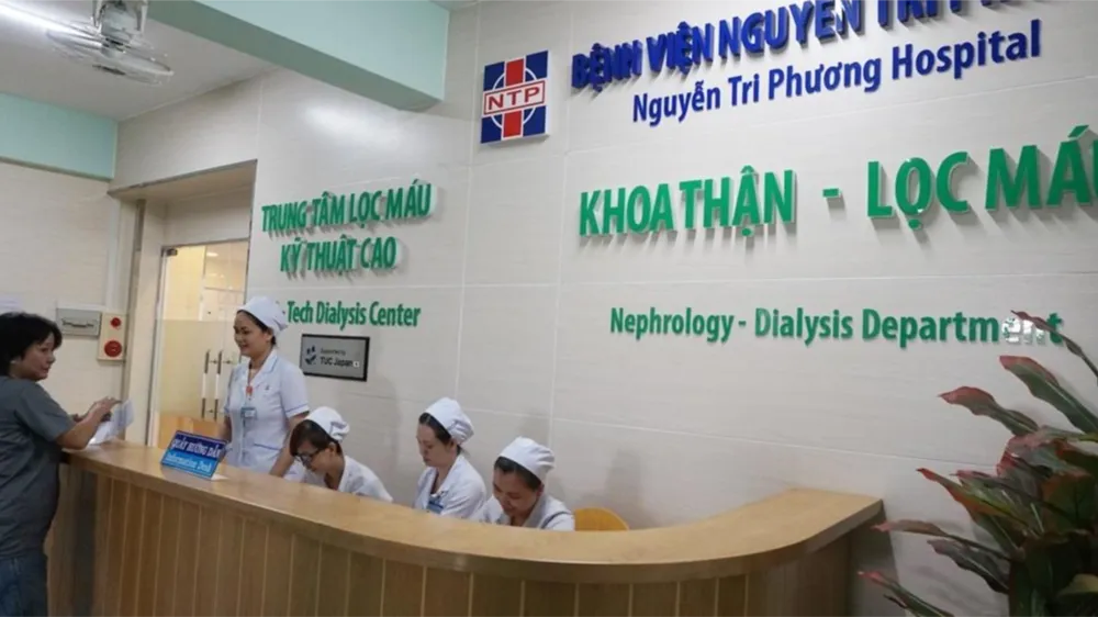 Trung tâm lọc máu sử dụng lại màng lọc sắp đi vào hoạt động