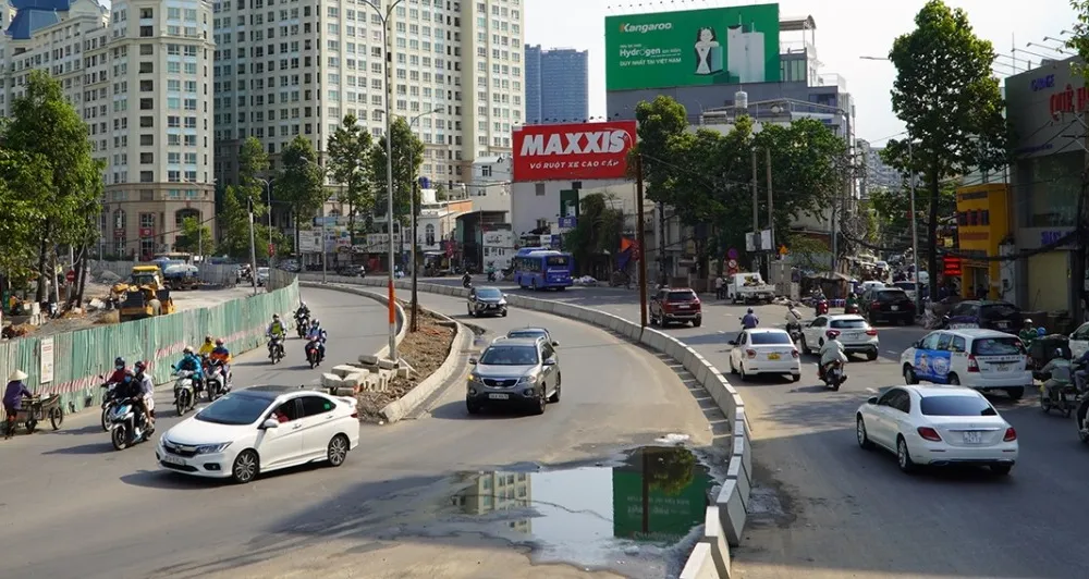 Đường Nguyễn Hữu Cảnh sẽ được thông xe vào ngày 30-4 tới. Ảnh: VOV