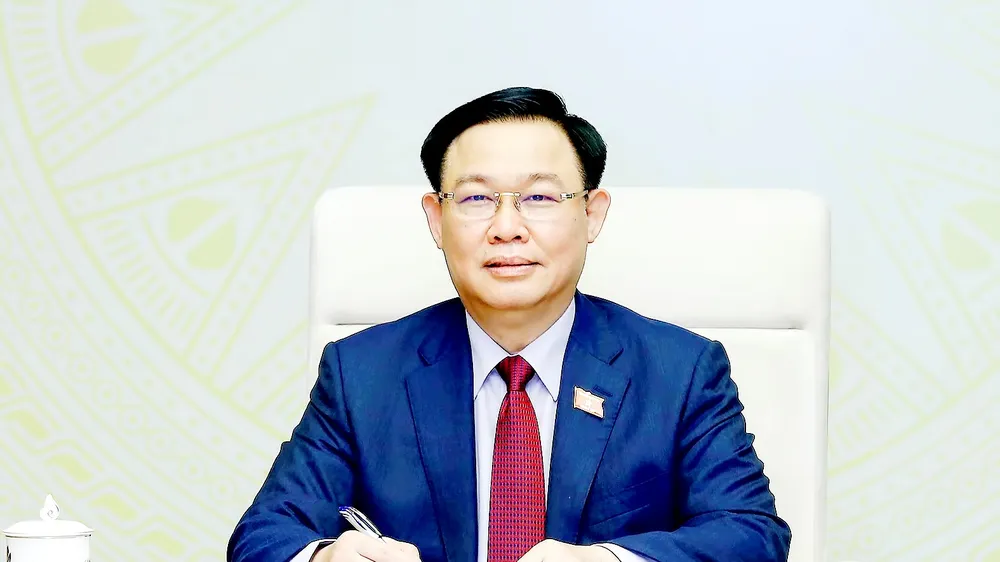 Chủ tịch Quốc hội Vương Đình Huệ điện đàm với Chủ tịch Hội đồng Liên bang Nga Valentina Ivanovna Matvienko. Ảnh: TTXVN