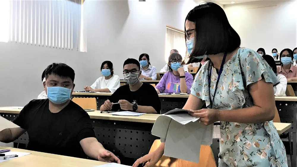 Thí sinh thi đánh giá năng lực do ĐH Quốc gia TPHCM tổ chức tháng 3-2021 để xét tuyển đại học