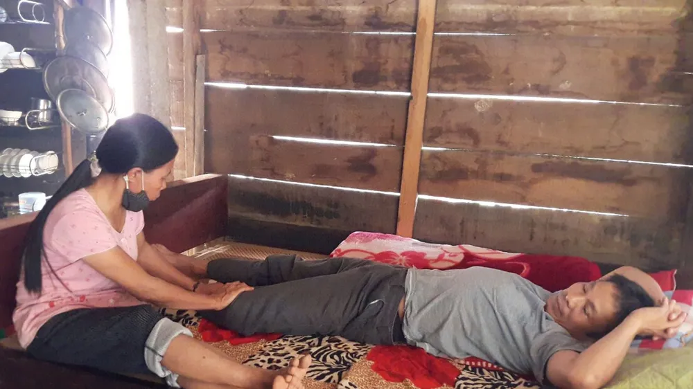 Anh Nguyễn Xuân Soa và con gái Nguyễn Thị Linh