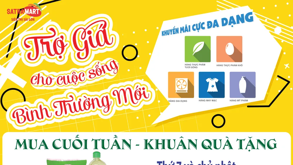 Hệ thống bán lẻ Satra thực hiện chương trình khuyến mại “Giá sốc giảm tận gốc”, từ ngày 22-11 đến ngày 5-12-2021