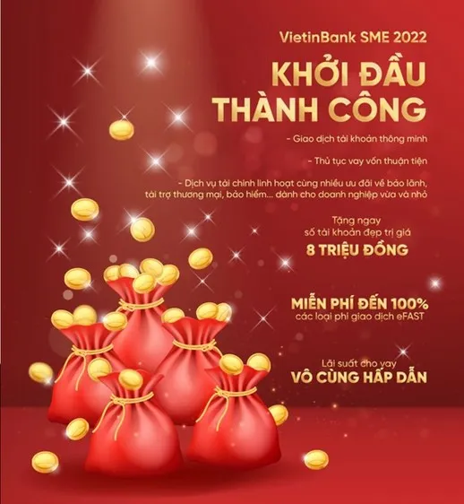 VietinBank giới thiệu Gói ưu đãi toàn diện cho khách hàng doanh nghiệp vừa và nhỏ 2022: Khởi đầu thành công