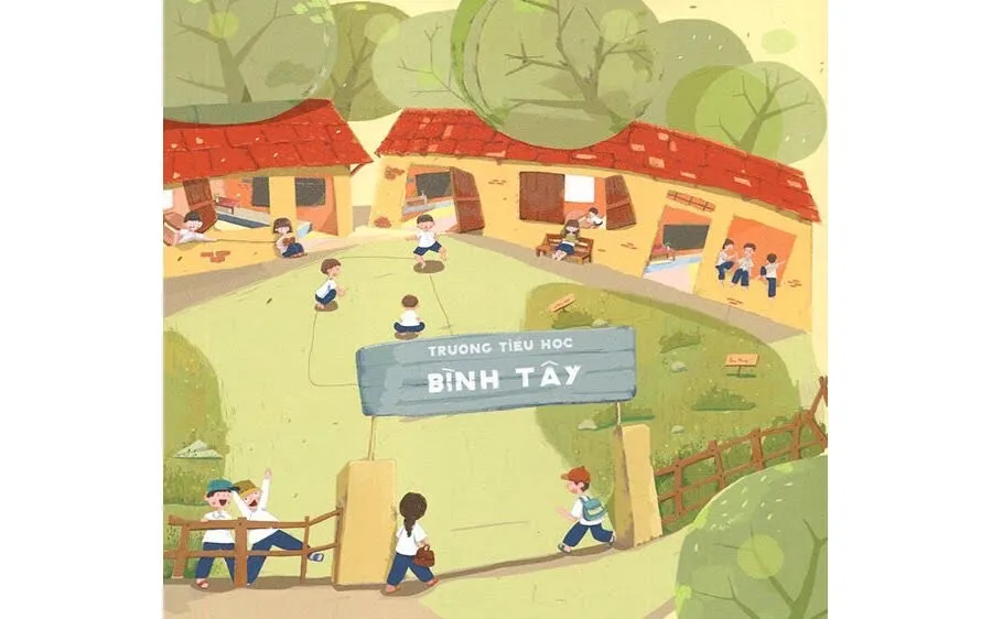 Bìa truyện dài Mùa tiểu học cuối cùng của nhà văn Lê Văn Nghĩa